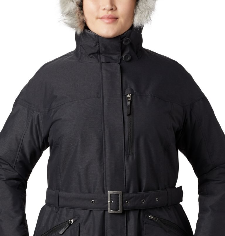 Women's Columbia Carson Pass II Jackets Black | Plus Size CA-GLCA8